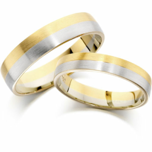house-of-williams-5mm-satin-finish-flat-wedding-band-in-9-ct-yellow-and-white-gold