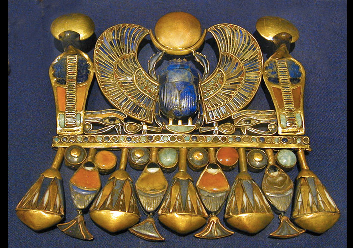 Tutankhamun scarab pectoral piece - discovered 1922