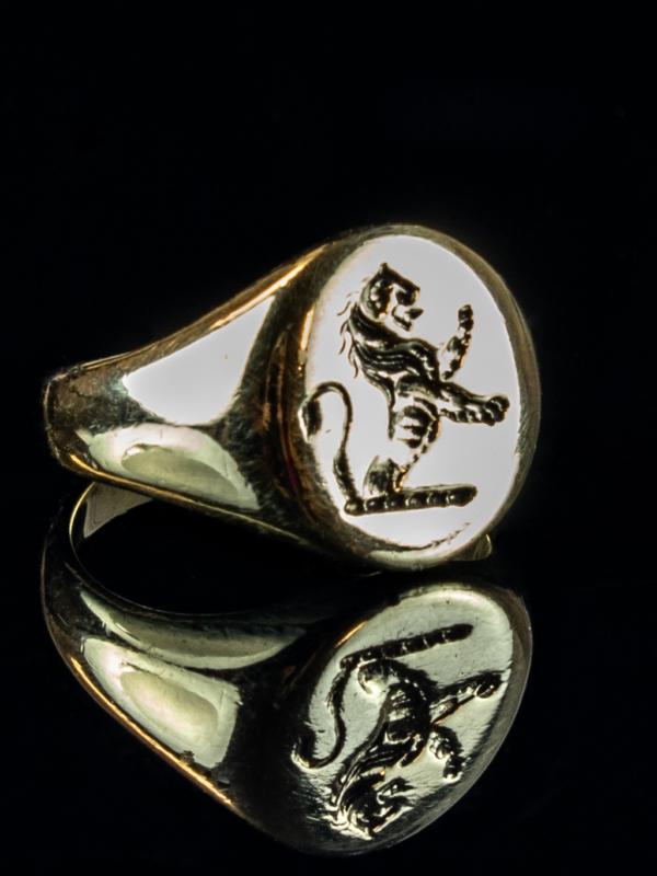 Leo Signet Ring – AZLEE Jewelry