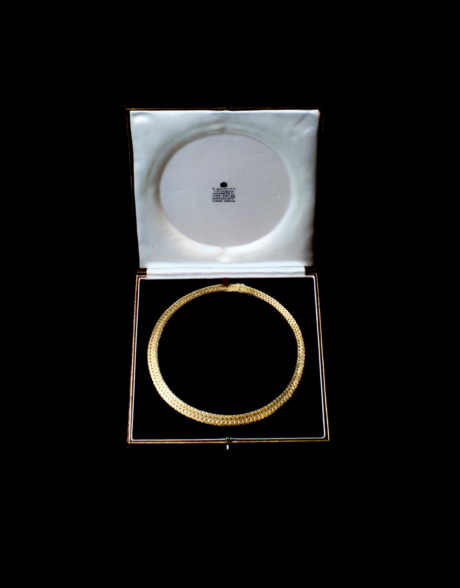 Enamel Byline Link Choker | 18ct Gold Plated Necklaces | Missoma